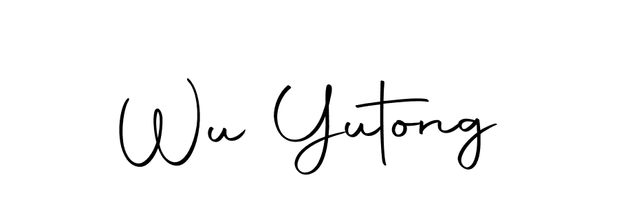 Similarly Autography-DOLnW is the best handwritten signature design. Signature creator online .You can use it as an online autograph creator for name Wu Yutong. Wu Yutong signature style 10 images and pictures png
