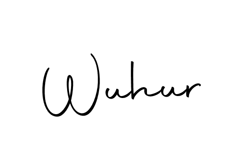 Make a beautiful signature design for name Wuhur. Use this online signature maker to create a handwritten signature for free. Wuhur signature style 10 images and pictures png