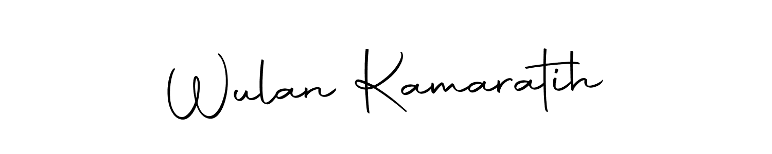 Autography-DOLnW is a professional signature style that is perfect for those who want to add a touch of class to their signature. It is also a great choice for those who want to make their signature more unique. Get Wulan Kamaratih name to fancy signature for free. Wulan Kamaratih signature style 10 images and pictures png