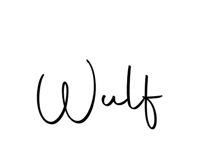 Create a beautiful signature design for name Wulf. With this signature (Autography-DOLnW) fonts, you can make a handwritten signature for free. Wulf signature style 10 images and pictures png