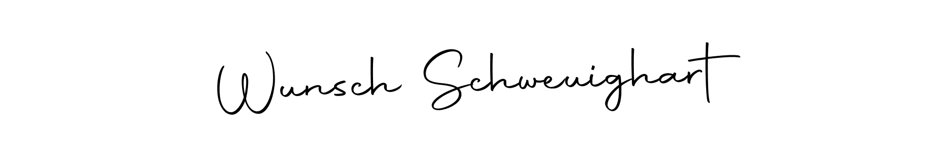 The best way (Autography-DOLnW) to make a short signature is to pick only two or three words in your name. The name Wunsch Schweuighart include a total of six letters. For converting this name. Wunsch Schweuighart signature style 10 images and pictures png