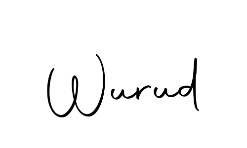 Wurud stylish signature style. Best Handwritten Sign (Autography-DOLnW) for my name. Handwritten Signature Collection Ideas for my name Wurud. Wurud signature style 10 images and pictures png