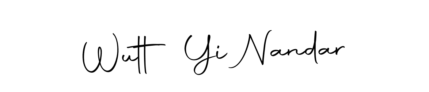 It looks lik you need a new signature style for name Wutt Yi Nandar. Design unique handwritten (Autography-DOLnW) signature with our free signature maker in just a few clicks. Wutt Yi Nandar signature style 10 images and pictures png