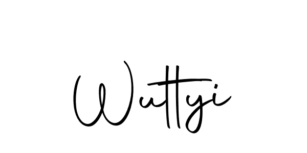 How to make Wuttyi signature? Autography-DOLnW is a professional autograph style. Create handwritten signature for Wuttyi name. Wuttyi signature style 10 images and pictures png