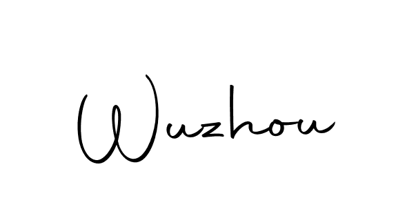 Make a beautiful signature design for name Wuzhou. With this signature (Autography-DOLnW) style, you can create a handwritten signature for free. Wuzhou signature style 10 images and pictures png