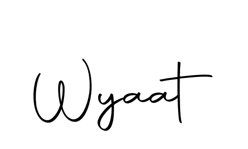 It looks lik you need a new signature style for name Wyaat. Design unique handwritten (Autography-DOLnW) signature with our free signature maker in just a few clicks. Wyaat signature style 10 images and pictures png