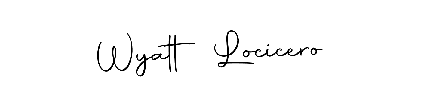 Design your own signature with our free online signature maker. With this signature software, you can create a handwritten (Autography-DOLnW) signature for name Wyatt Locicero. Wyatt Locicero signature style 10 images and pictures png