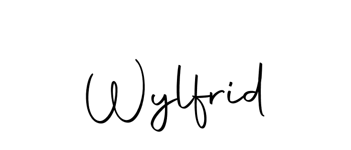 Create a beautiful signature design for name Wylfrid. With this signature (Autography-DOLnW) fonts, you can make a handwritten signature for free. Wylfrid signature style 10 images and pictures png
