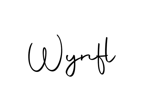 Design your own signature with our free online signature maker. With this signature software, you can create a handwritten (Autography-DOLnW) signature for name Wynfl. Wynfl signature style 10 images and pictures png