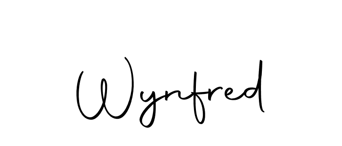Design your own signature with our free online signature maker. With this signature software, you can create a handwritten (Autography-DOLnW) signature for name Wynfred. Wynfred signature style 10 images and pictures png