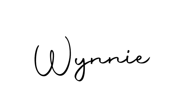 Make a beautiful signature design for name Wynnie. With this signature (Autography-DOLnW) style, you can create a handwritten signature for free. Wynnie signature style 10 images and pictures png