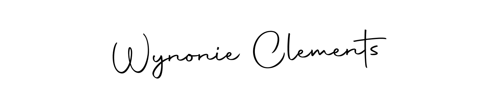 Best and Professional Signature Style for Wynonie Clements. Autography-DOLnW Best Signature Style Collection. Wynonie Clements signature style 10 images and pictures png