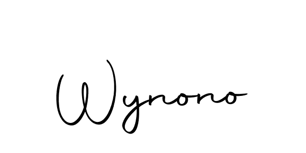 You should practise on your own different ways (Autography-DOLnW) to write your name (Wynono) in signature. don't let someone else do it for you. Wynono signature style 10 images and pictures png