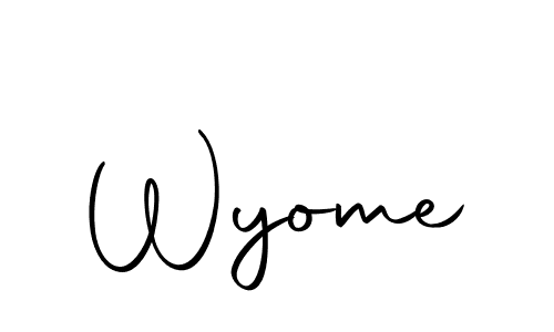Make a short Wyome signature style. Manage your documents anywhere anytime using Autography-DOLnW. Create and add eSignatures, submit forms, share and send files easily. Wyome signature style 10 images and pictures png