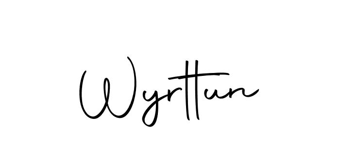 Make a beautiful signature design for name Wyrttun. With this signature (Autography-DOLnW) style, you can create a handwritten signature for free. Wyrttun signature style 10 images and pictures png