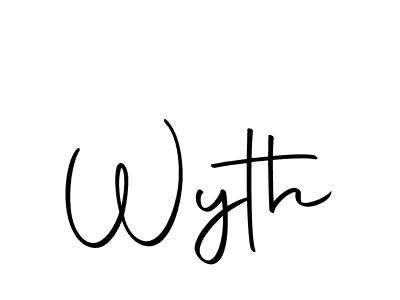 Create a beautiful signature design for name Wyth. With this signature (Autography-DOLnW) fonts, you can make a handwritten signature for free. Wyth signature style 10 images and pictures png