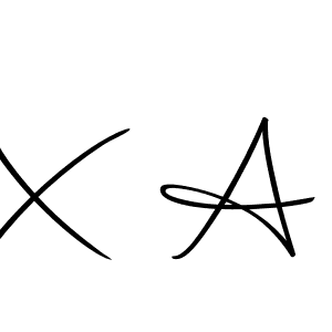 The best way (Autography-DOLnW) to make a short signature is to pick only two or three words in your name. The name X A include a total of six letters. For converting this name. X A signature style 10 images and pictures png