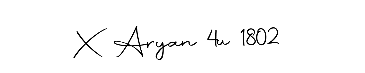 Also we have X Aryan 4u 1802 name is the best signature style. Create professional handwritten signature collection using Autography-DOLnW autograph style. X Aryan 4u 1802 signature style 10 images and pictures png