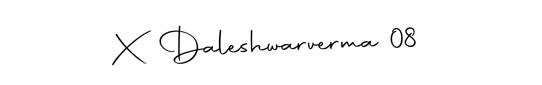 Make a beautiful signature design for name X Daleshwarverma 08. Use this online signature maker to create a handwritten signature for free. X Daleshwarverma 08 signature style 10 images and pictures png