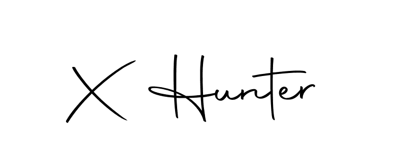 Design your own signature with our free online signature maker. With this signature software, you can create a handwritten (Autography-DOLnW) signature for name X Hunter. X Hunter signature style 10 images and pictures png