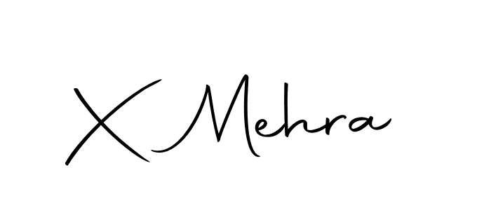 Create a beautiful signature design for name X Mehra. With this signature (Autography-DOLnW) fonts, you can make a handwritten signature for free. X Mehra signature style 10 images and pictures png