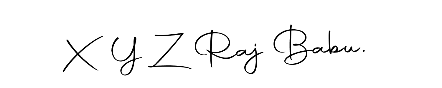 Also we have X Y Z Raj Babu. name is the best signature style. Create professional handwritten signature collection using Autography-DOLnW autograph style. X Y Z Raj Babu. signature style 10 images and pictures png