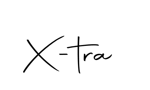 How to make X-tra signature? Autography-DOLnW is a professional autograph style. Create handwritten signature for X-tra name. X-tra signature style 10 images and pictures png