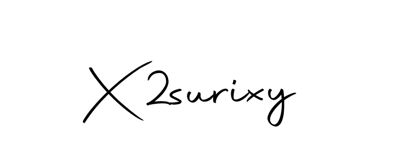 How to make X2surixy signature? Autography-DOLnW is a professional autograph style. Create handwritten signature for X2surixy name. X2surixy signature style 10 images and pictures png