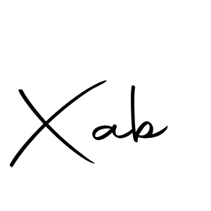Similarly Autography-DOLnW is the best handwritten signature design. Signature creator online .You can use it as an online autograph creator for name Xab. Xab signature style 10 images and pictures png