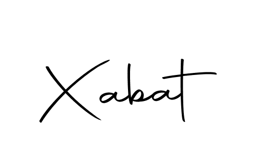 Design your own signature with our free online signature maker. With this signature software, you can create a handwritten (Autography-DOLnW) signature for name Xabat. Xabat signature style 10 images and pictures png