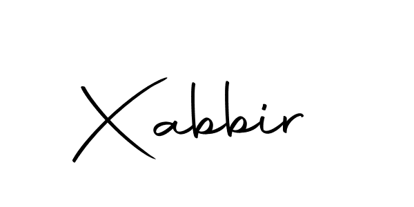 You should practise on your own different ways (Autography-DOLnW) to write your name (Xabbir) in signature. don't let someone else do it for you. Xabbir signature style 10 images and pictures png