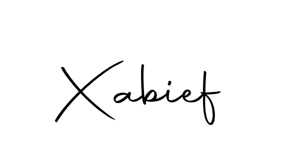 if you are searching for the best signature style for your name Xabief. so please give up your signature search. here we have designed multiple signature styles  using Autography-DOLnW. Xabief signature style 10 images and pictures png