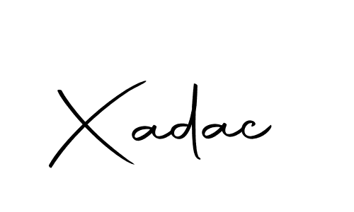 Xadac stylish signature style. Best Handwritten Sign (Autography-DOLnW) for my name. Handwritten Signature Collection Ideas for my name Xadac. Xadac signature style 10 images and pictures png