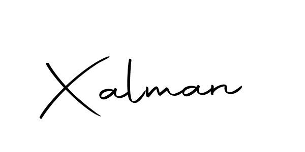 Make a beautiful signature design for name Xalman. With this signature (Autography-DOLnW) style, you can create a handwritten signature for free. Xalman signature style 10 images and pictures png