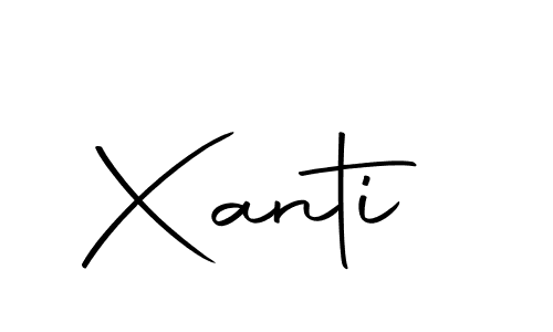 How to make Xanti name signature. Use Autography-DOLnW style for creating short signs online. This is the latest handwritten sign. Xanti signature style 10 images and pictures png