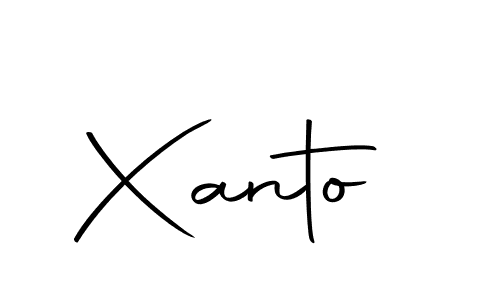 Use a signature maker to create a handwritten signature online. With this signature software, you can design (Autography-DOLnW) your own signature for name Xanto. Xanto signature style 10 images and pictures png