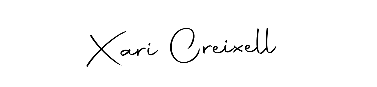 Make a beautiful signature design for name Xari Creixell. Use this online signature maker to create a handwritten signature for free. Xari Creixell signature style 10 images and pictures png