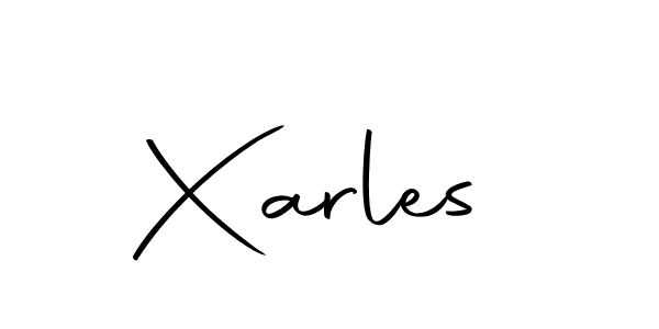 Xarles stylish signature style. Best Handwritten Sign (Autography-DOLnW) for my name. Handwritten Signature Collection Ideas for my name Xarles. Xarles signature style 10 images and pictures png