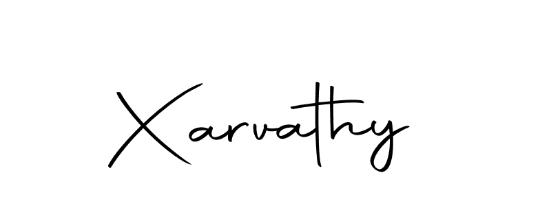 Make a beautiful signature design for name Xarvathy. Use this online signature maker to create a handwritten signature for free. Xarvathy signature style 10 images and pictures png