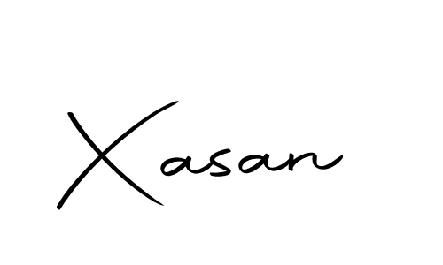 Design your own signature with our free online signature maker. With this signature software, you can create a handwritten (Autography-DOLnW) signature for name Xasan. Xasan signature style 10 images and pictures png