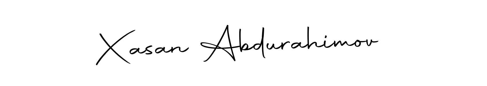 Also we have Xasan Abdurahimov name is the best signature style. Create professional handwritten signature collection using Autography-DOLnW autograph style. Xasan Abdurahimov signature style 10 images and pictures png