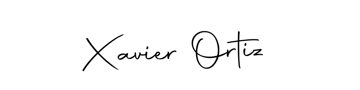 Use a signature maker to create a handwritten signature online. With this signature software, you can design (Autography-DOLnW) your own signature for name Xavier Ortiz. Xavier Ortiz signature style 10 images and pictures png