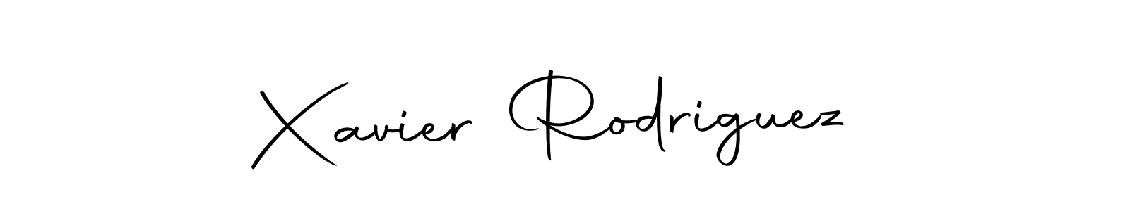 Make a beautiful signature design for name Xavier Rodriguez. With this signature (Autography-DOLnW) style, you can create a handwritten signature for free. Xavier Rodriguez signature style 10 images and pictures png