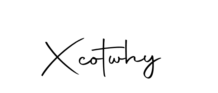 Use a signature maker to create a handwritten signature online. With this signature software, you can design (Autography-DOLnW) your own signature for name Xcotwhy. Xcotwhy signature style 10 images and pictures png