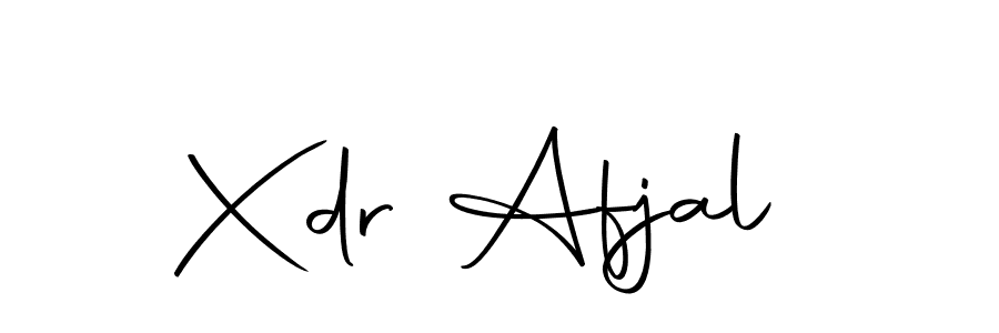 Xdr Afjal stylish signature style. Best Handwritten Sign (Autography-DOLnW) for my name. Handwritten Signature Collection Ideas for my name Xdr Afjal. Xdr Afjal signature style 10 images and pictures png