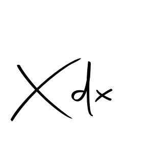 You should practise on your own different ways (Autography-DOLnW) to write your name (Xdx) in signature. don't let someone else do it for you. Xdx signature style 10 images and pictures png