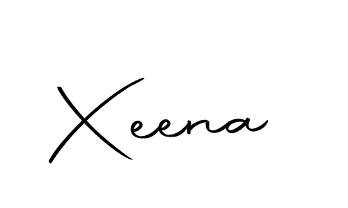 Use a signature maker to create a handwritten signature online. With this signature software, you can design (Autography-DOLnW) your own signature for name Xeena. Xeena signature style 10 images and pictures png