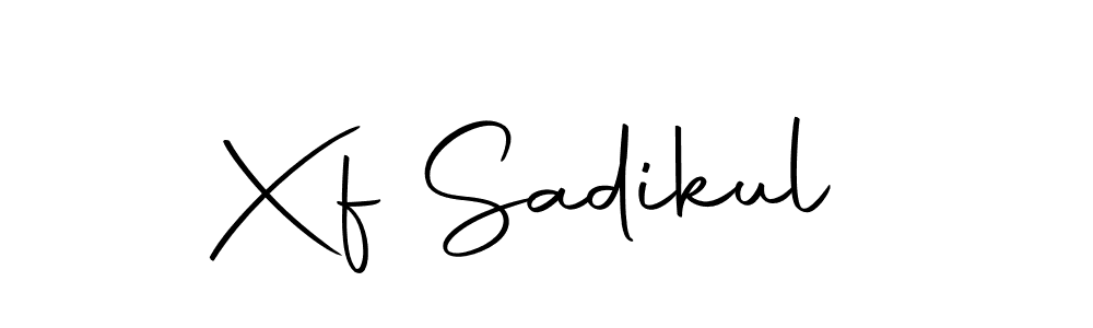 Also we have Xf Sadikul name is the best signature style. Create professional handwritten signature collection using Autography-DOLnW autograph style. Xf Sadikul signature style 10 images and pictures png