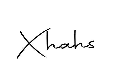 Design your own signature with our free online signature maker. With this signature software, you can create a handwritten (Autography-DOLnW) signature for name Xhahs. Xhahs signature style 10 images and pictures png