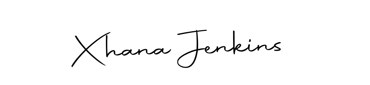 Make a beautiful signature design for name Xhana Jenkins. With this signature (Autography-DOLnW) style, you can create a handwritten signature for free. Xhana Jenkins signature style 10 images and pictures png